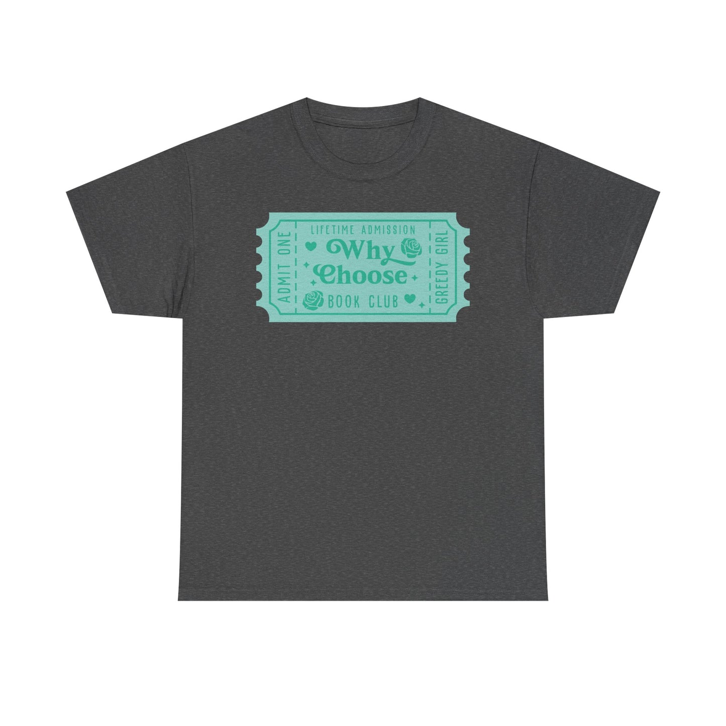 Why Choose Book Club Ticket Graphic Tee
