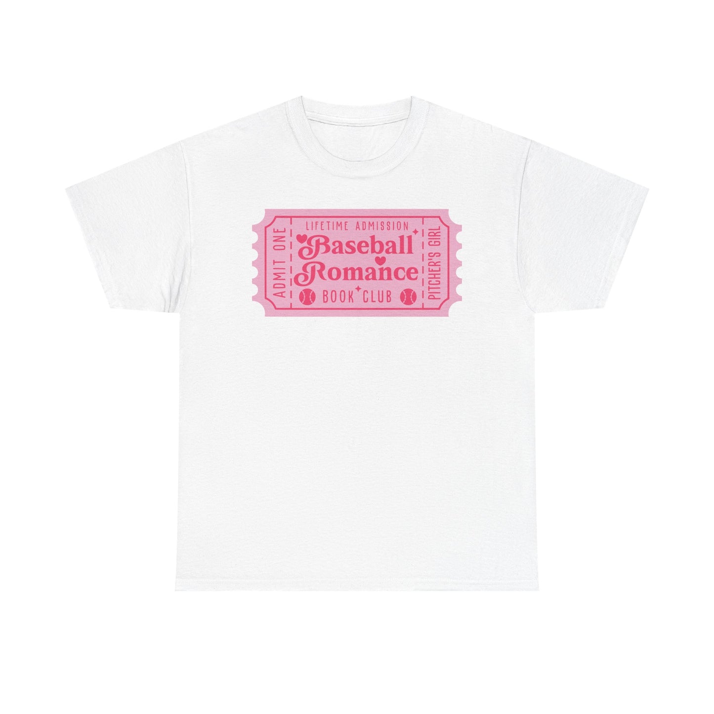Baseball Romance Book Club Ticket Graphic Tee