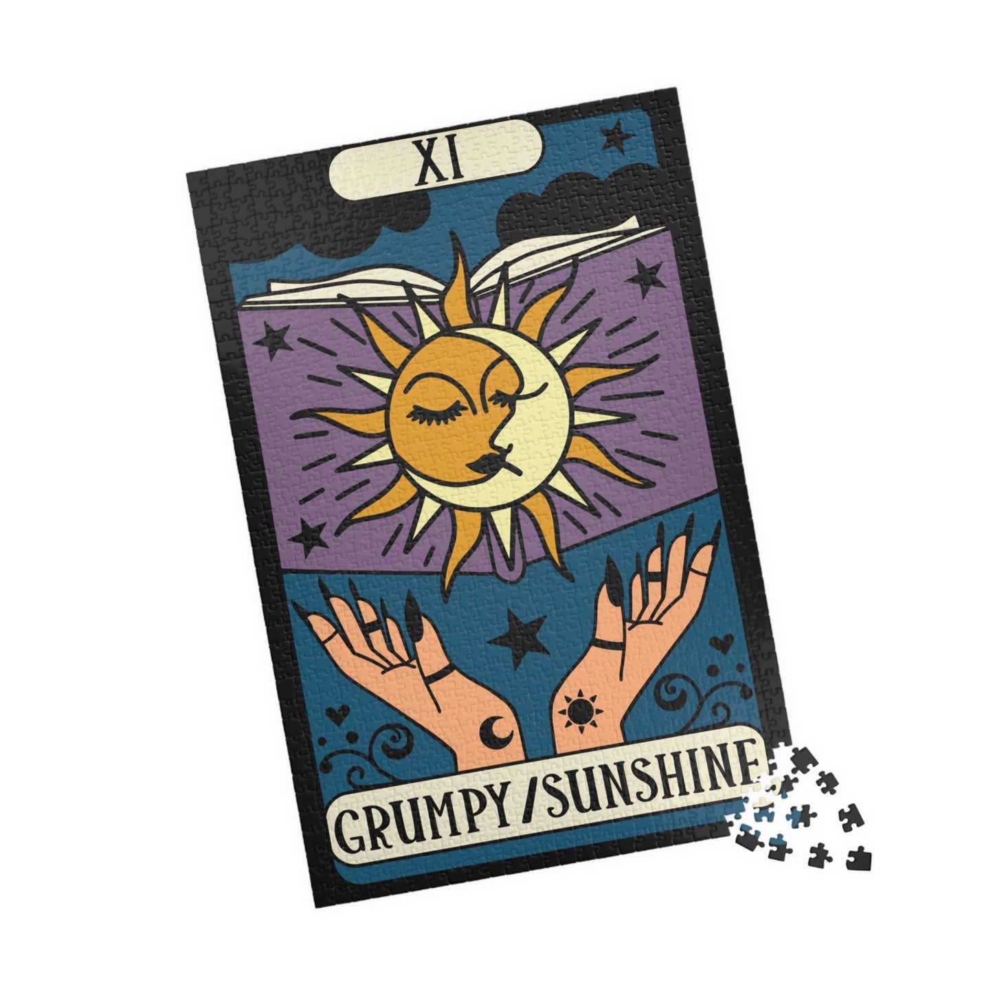 Grumpy Sunshine Tarot Card 1014 piece puzzle
