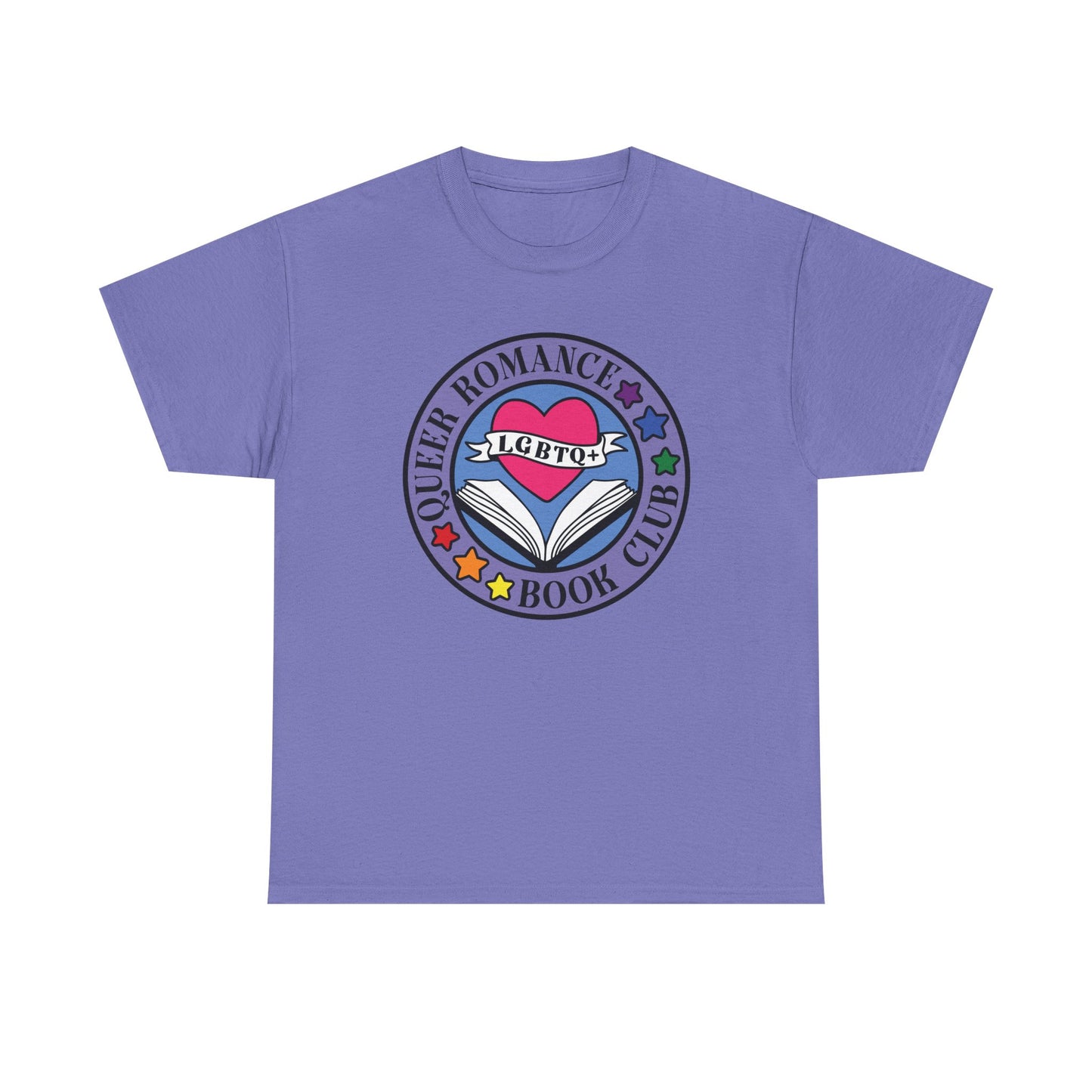 Queer Romance Book Club LGBTQA Round Graphic Tee
