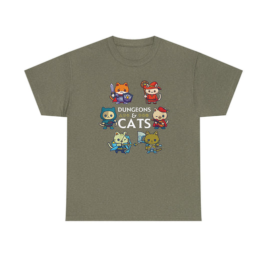 Dungeons and Cats Graphic Tee