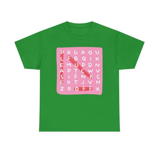 Naughty Crossword puzzle Graphic Tee