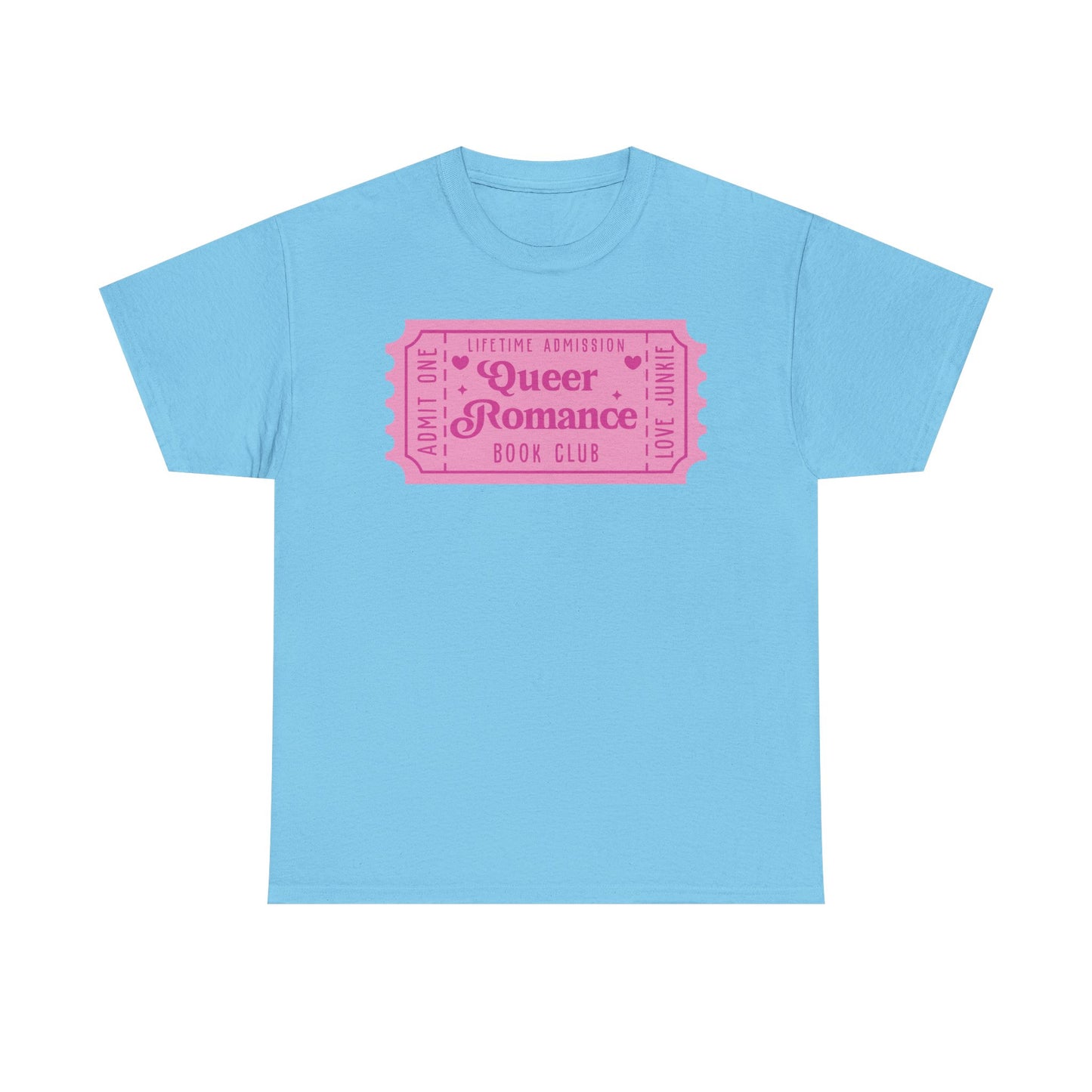 Queer Romance Book Club Ticket Graphic Tee