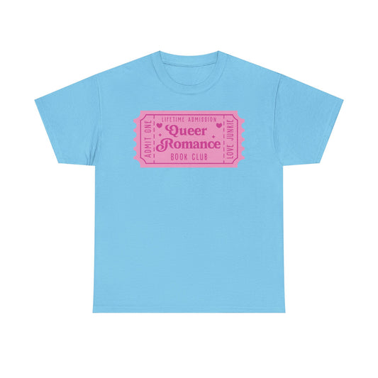 Queer Romance Book Club Ticket Graphic Tee