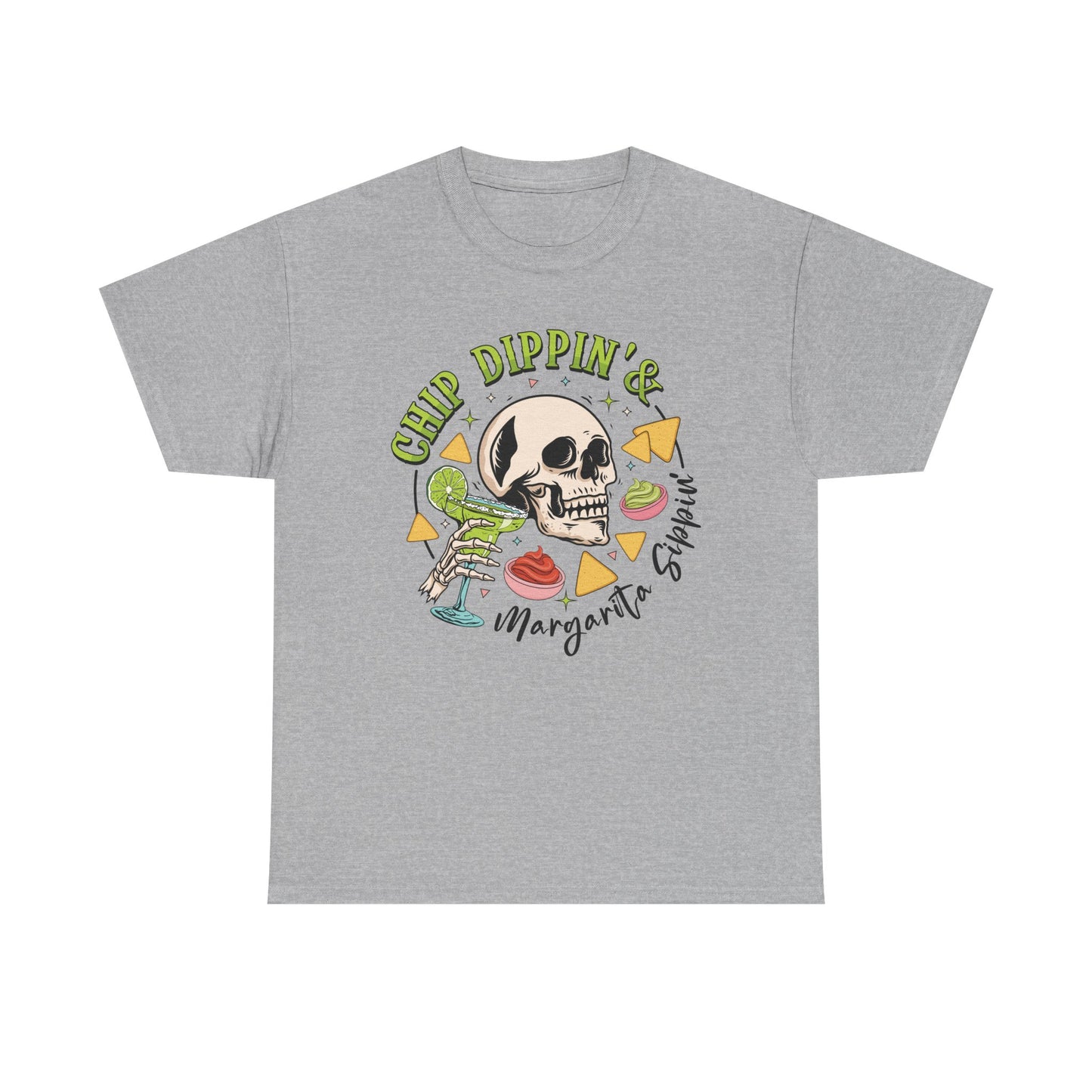 Chips and Margarita Skeleton Graphic Tee