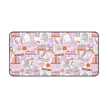 Pink Book Mood Desk Mat