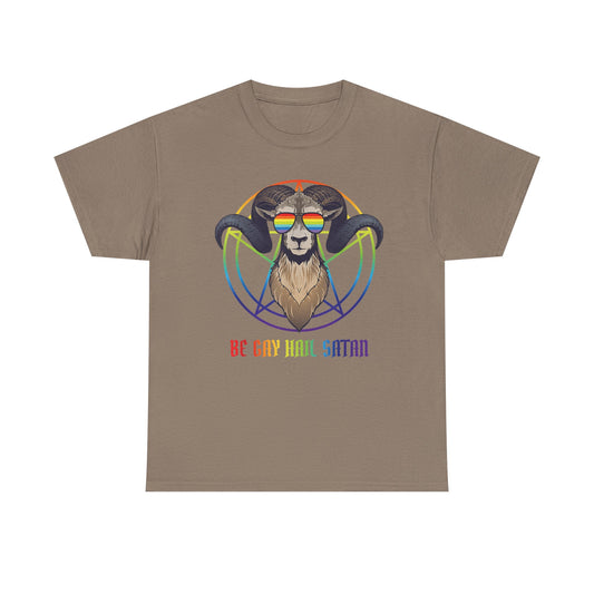 Be Gay Hail Satan Graphic Tee