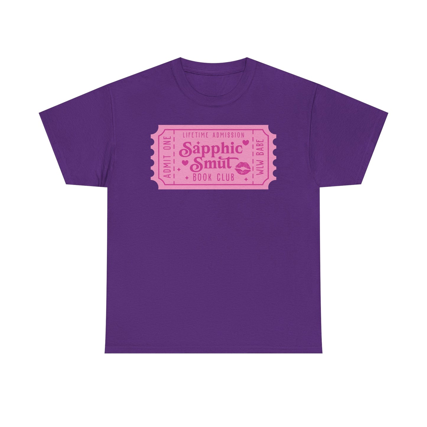 Sapphic Smut Book Club Ticket Graphic Tee