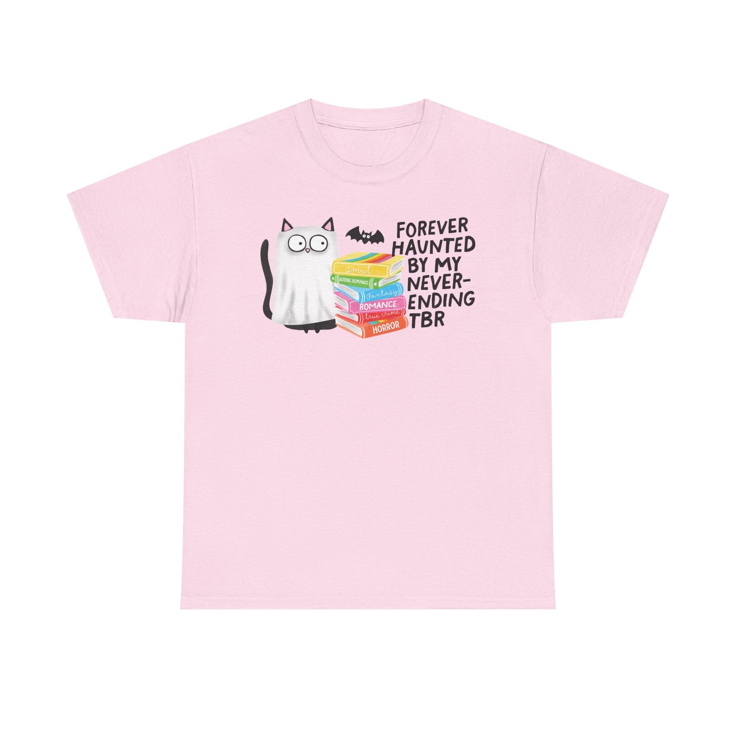 Haunted TBR Cat Graphic Tee