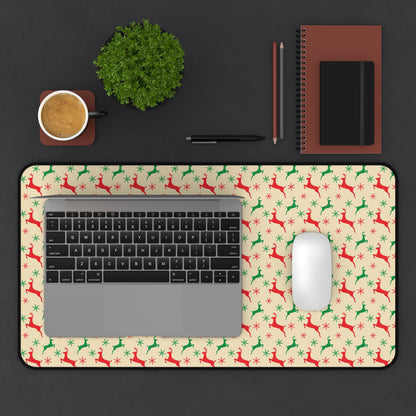 Reindeer Christmas Themed Desk Mat