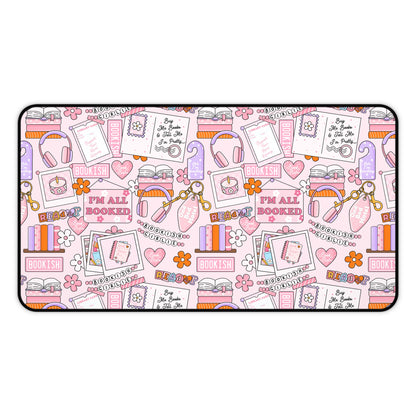Pink Book Mood Desk Mat