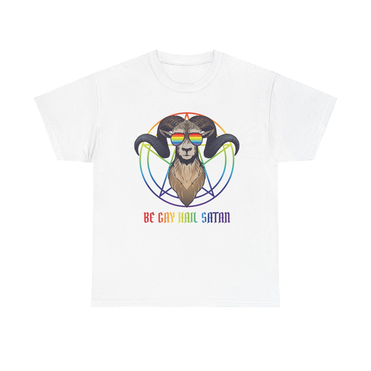Be Gay Hail Satan Graphic Tee