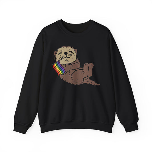 Crewneck Sweatshirt - Otter Pride LGBTQA+