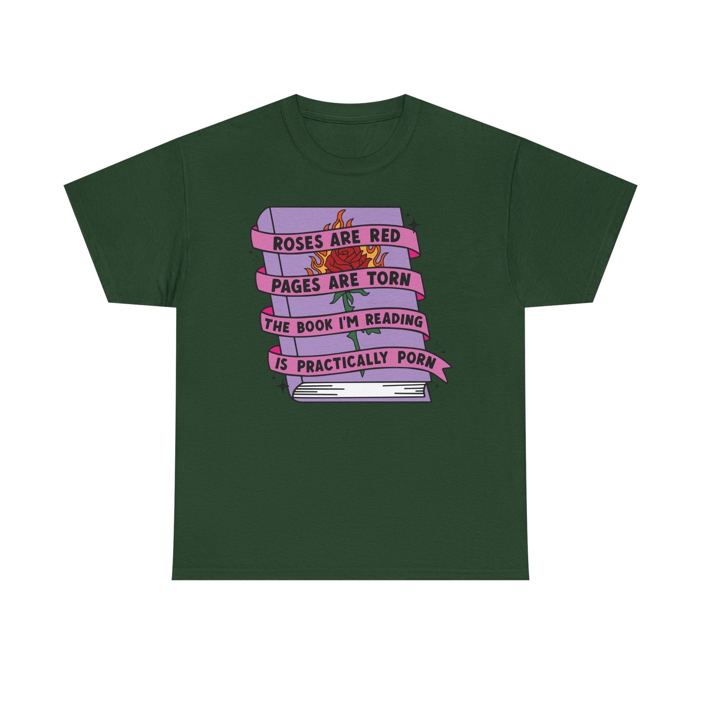 Roses Are Red Book Poem Graphic Tee