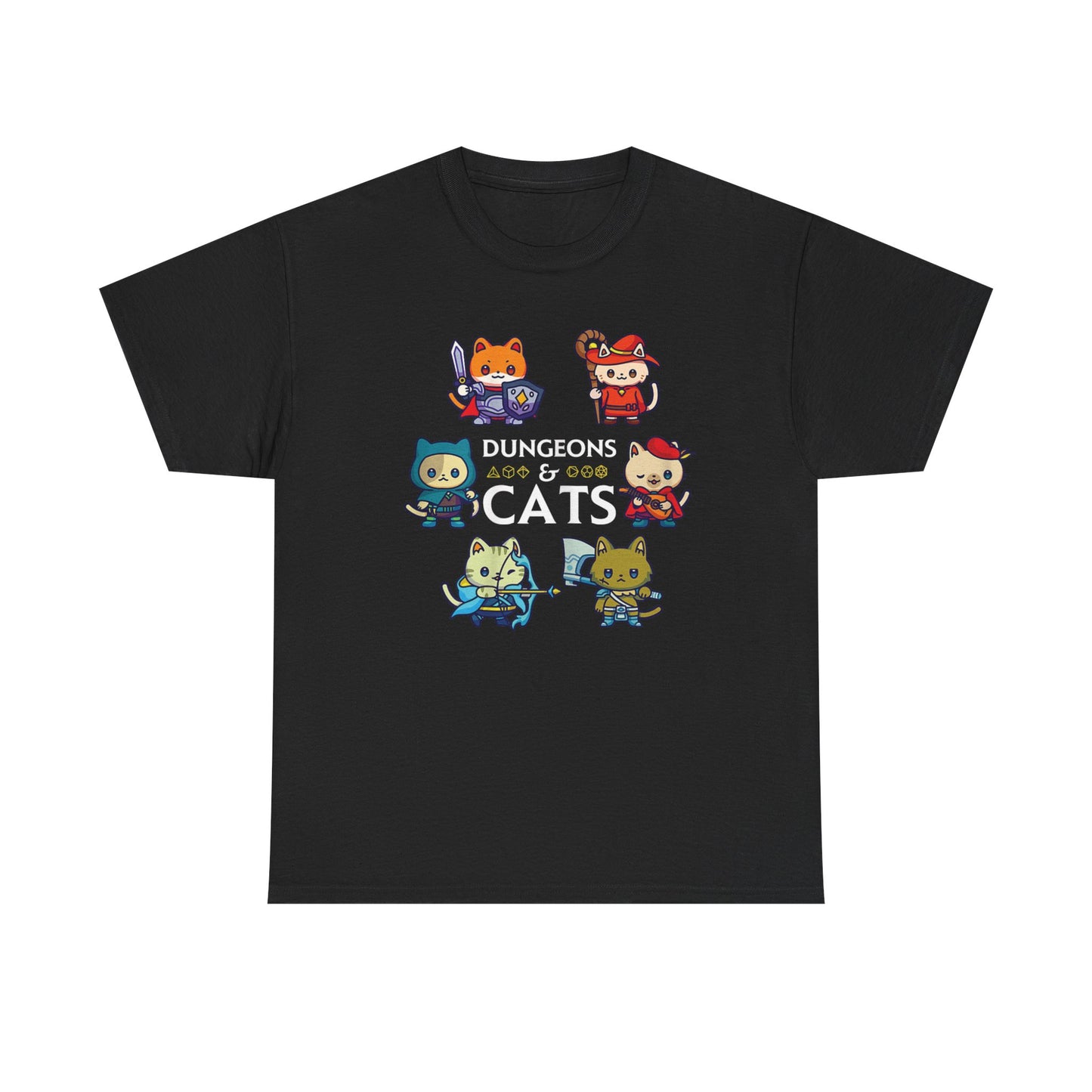 Dungeons and Cats Graphic Tee