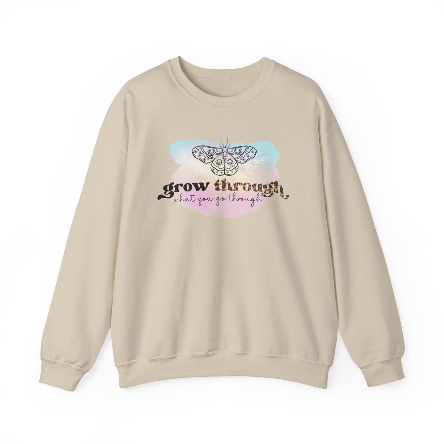 Crewneck Sweatshirt - Grow through go through