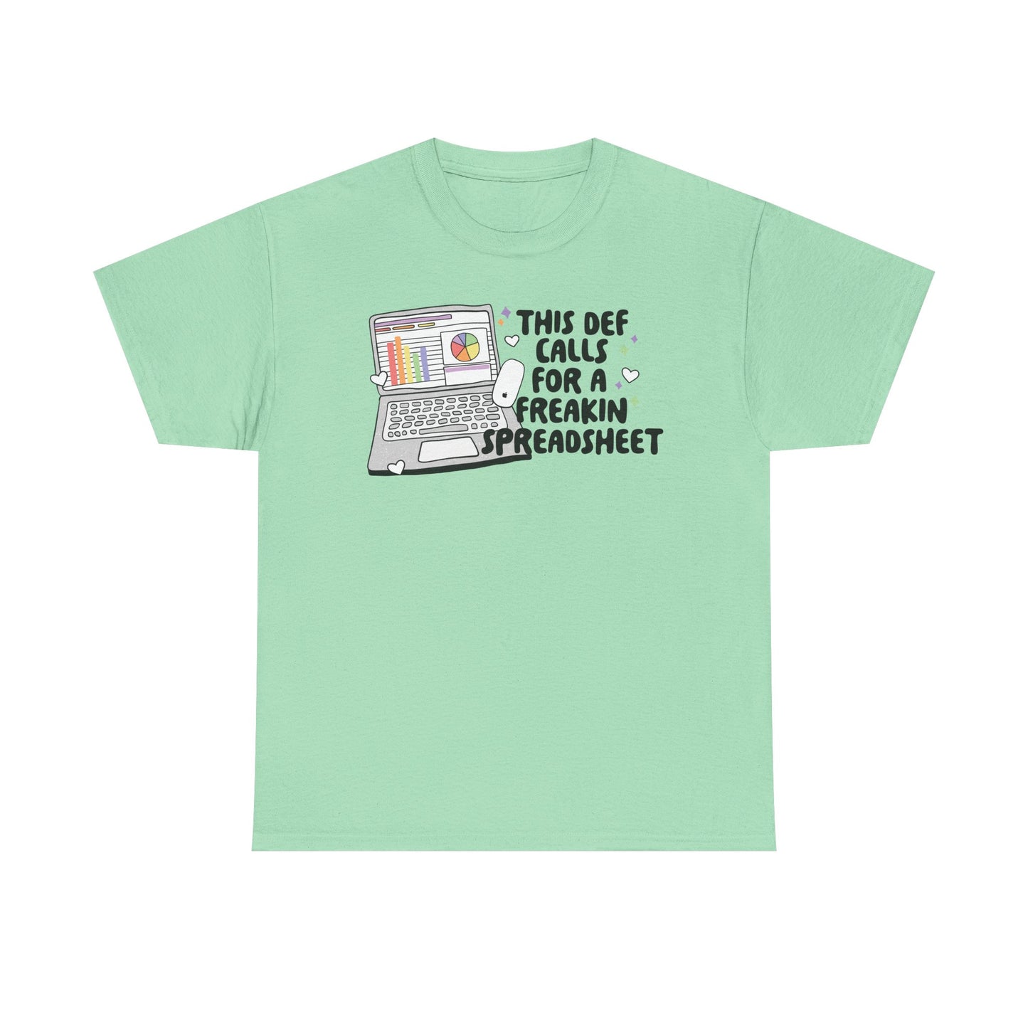 Spreadsheet Graphic Tee