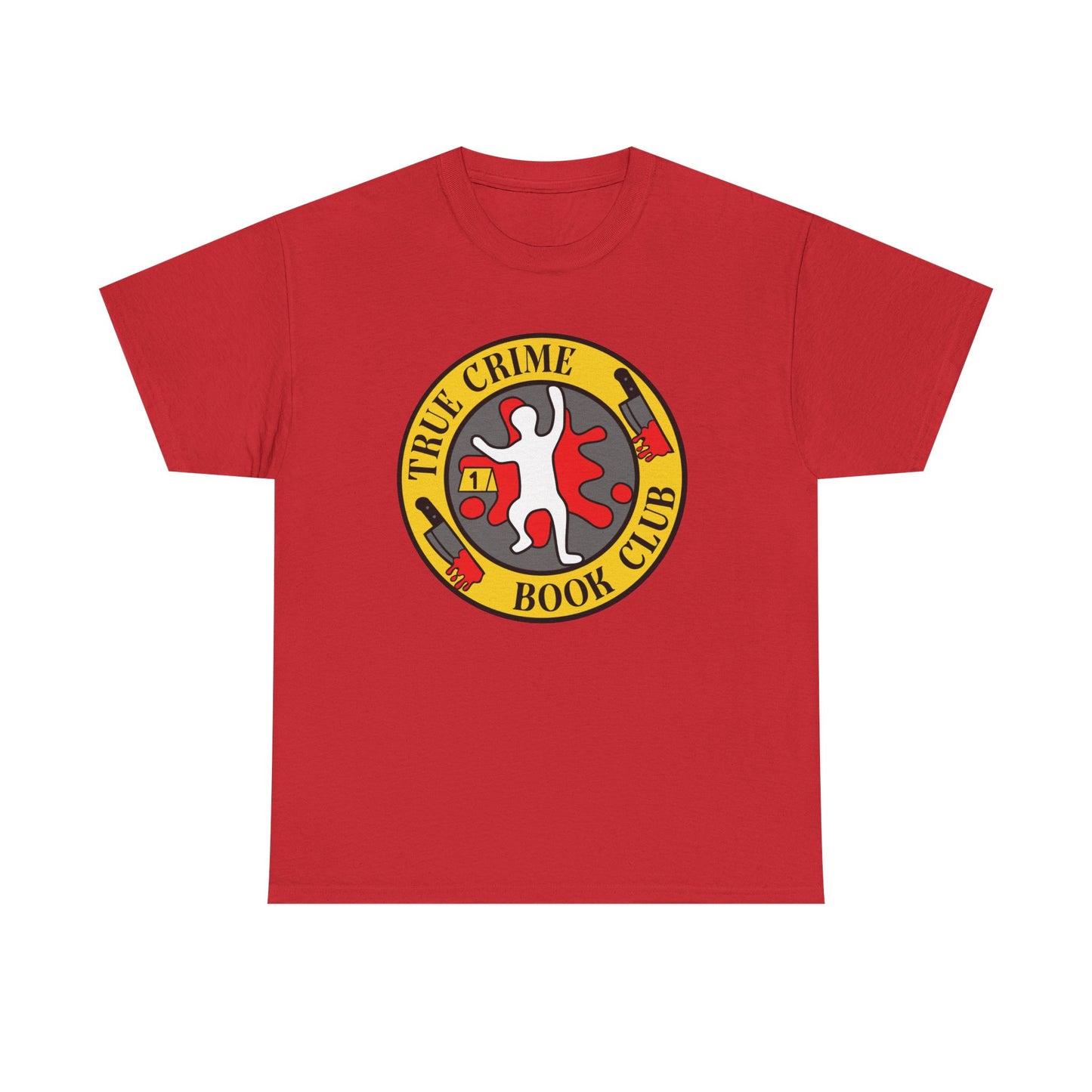 True Crime Book Club Round Graphic Tee