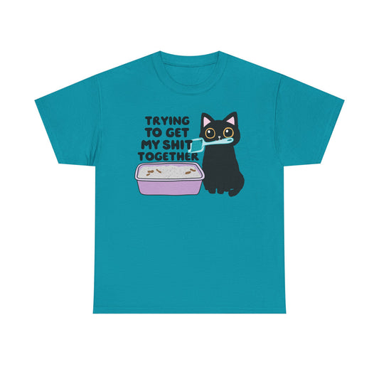 Get my shit together Cat Graphic Tee