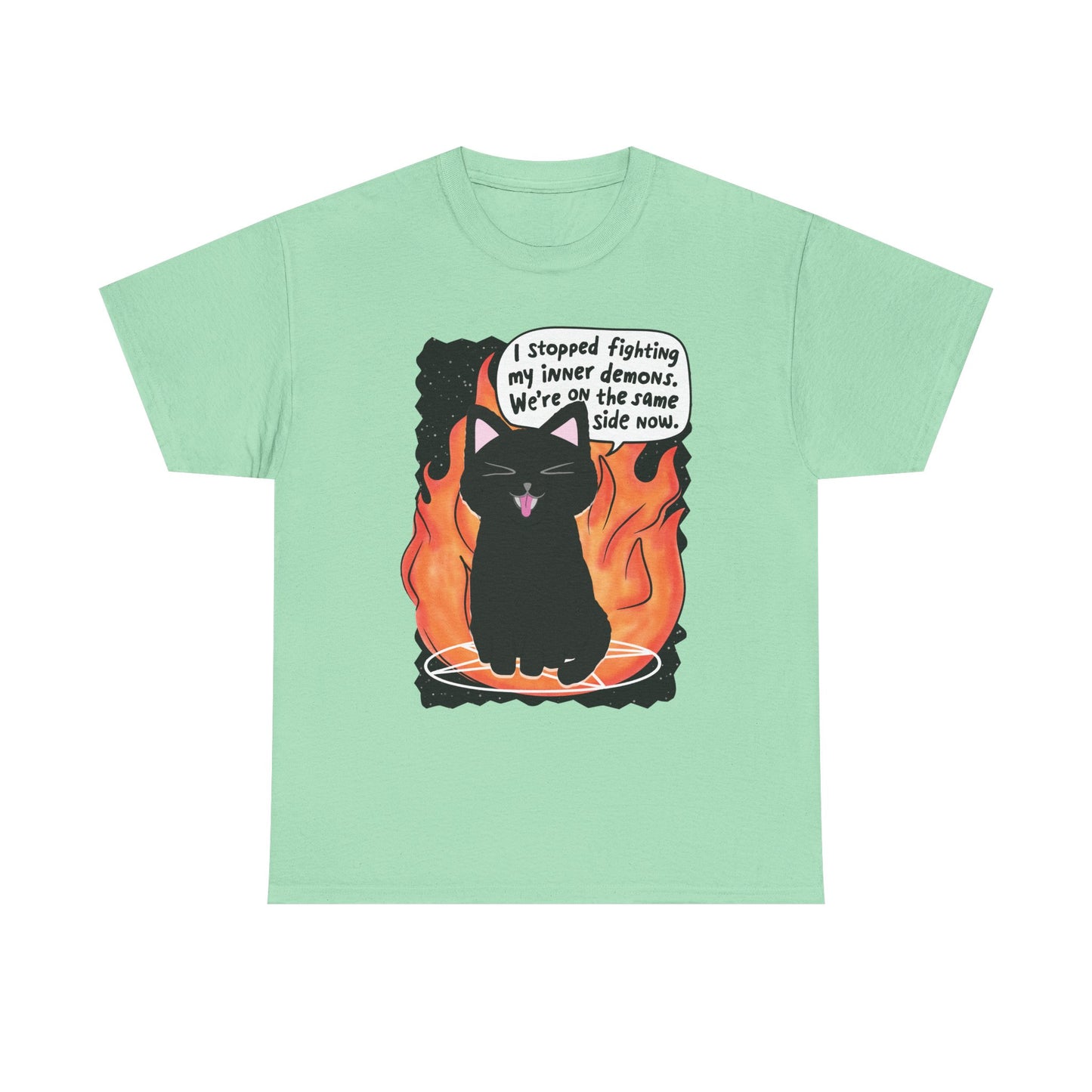 Same Side Cat Graphic Tee