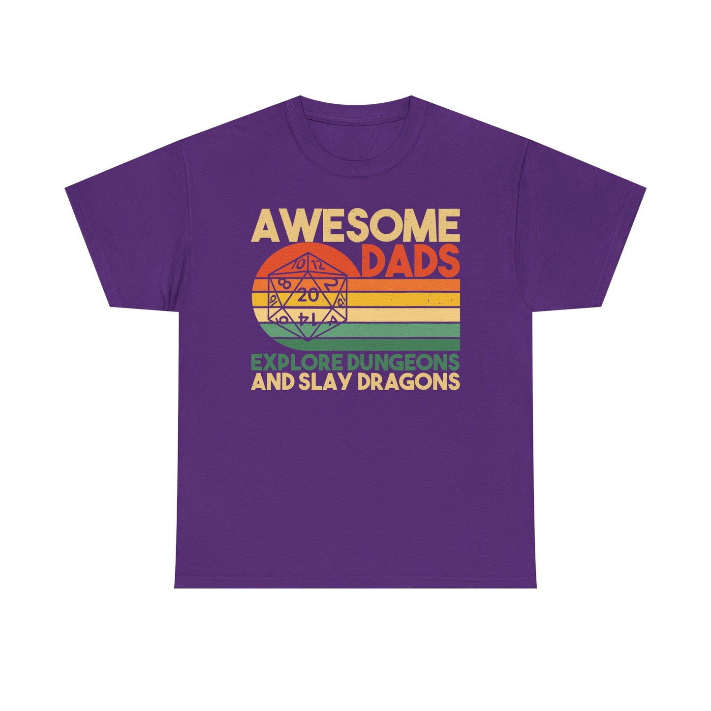 Awesome Dads Slay Dragons Graphic Tee