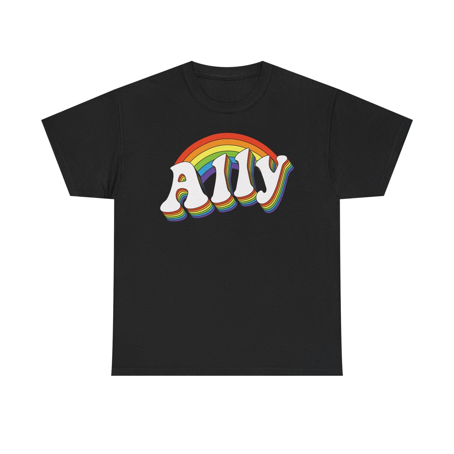 Ally Rainbow Graphic Tee