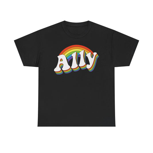 Ally Rainbow Graphic Tee