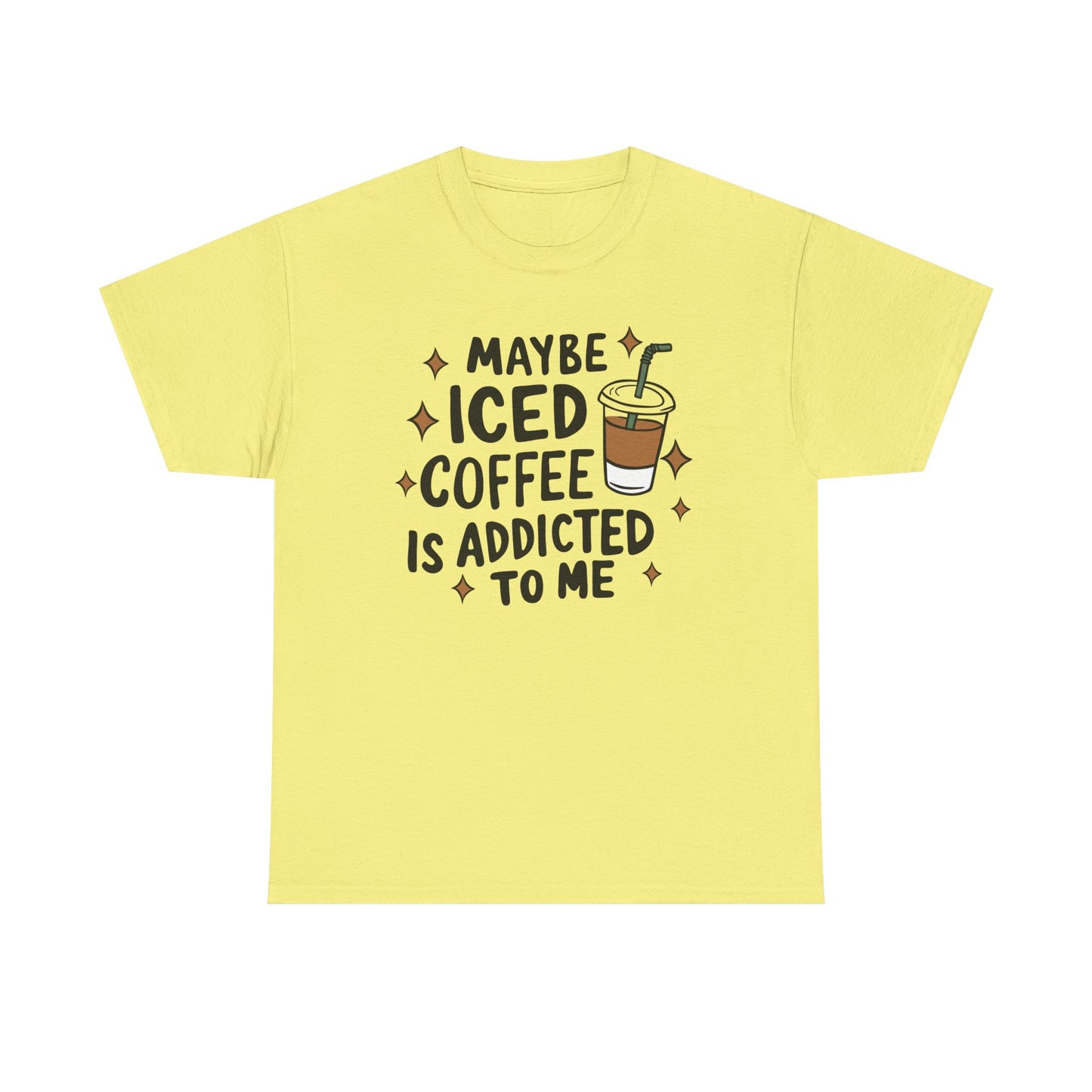 Iced Coffee Addicted Graphic Tee