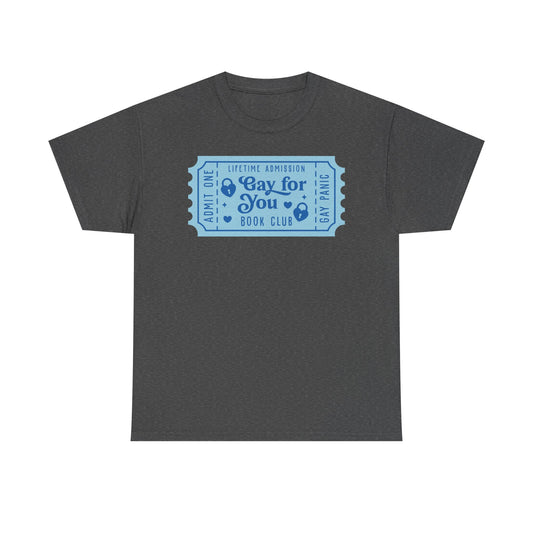 Gay for You Book Club Ticket Graphic Tee