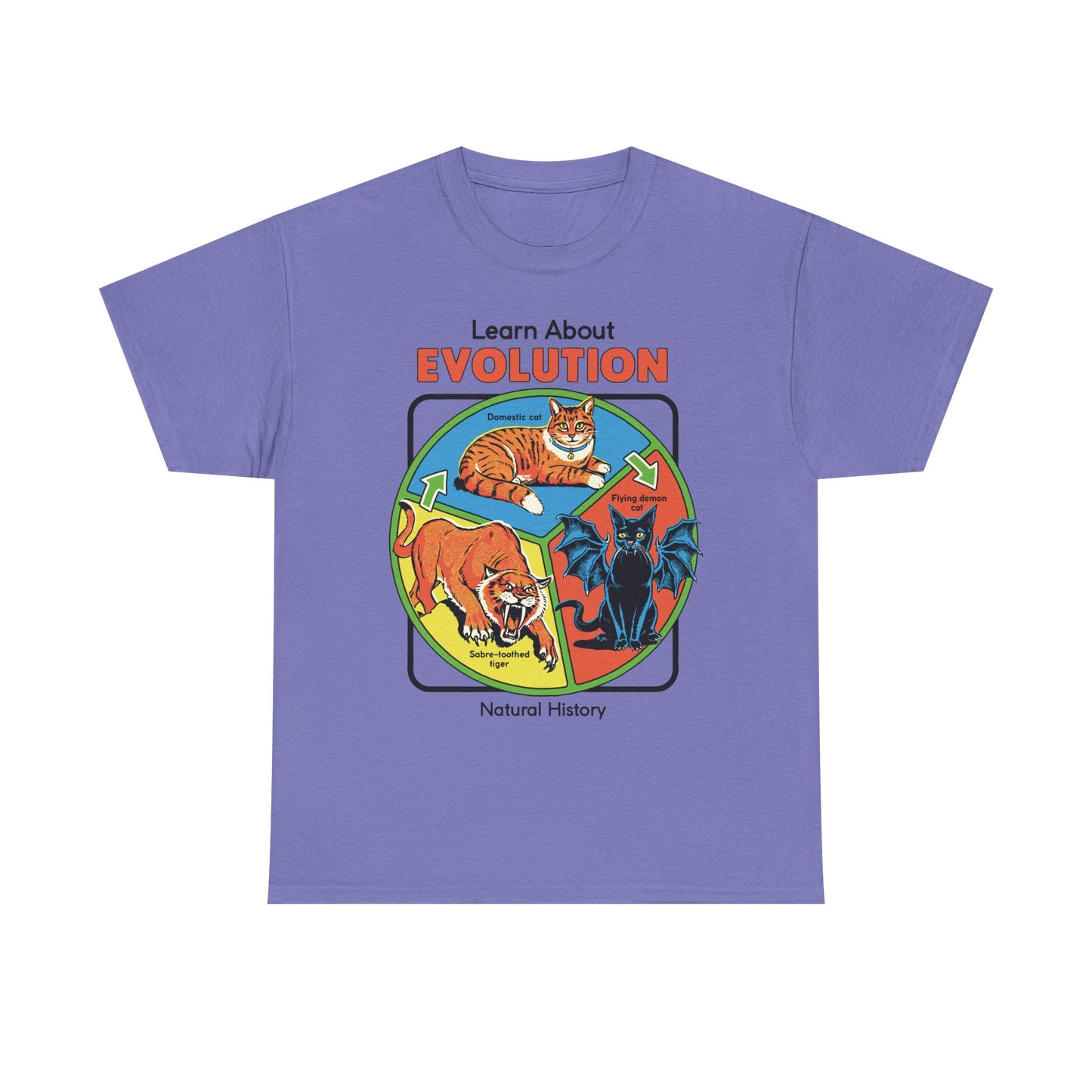 Cat Evolution Graphic Tee