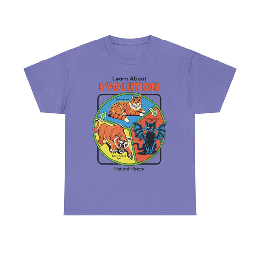 Cat Evolution Graphic Tee