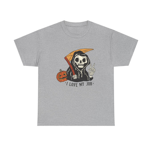 Grim Graphic Tee "I love my Job"