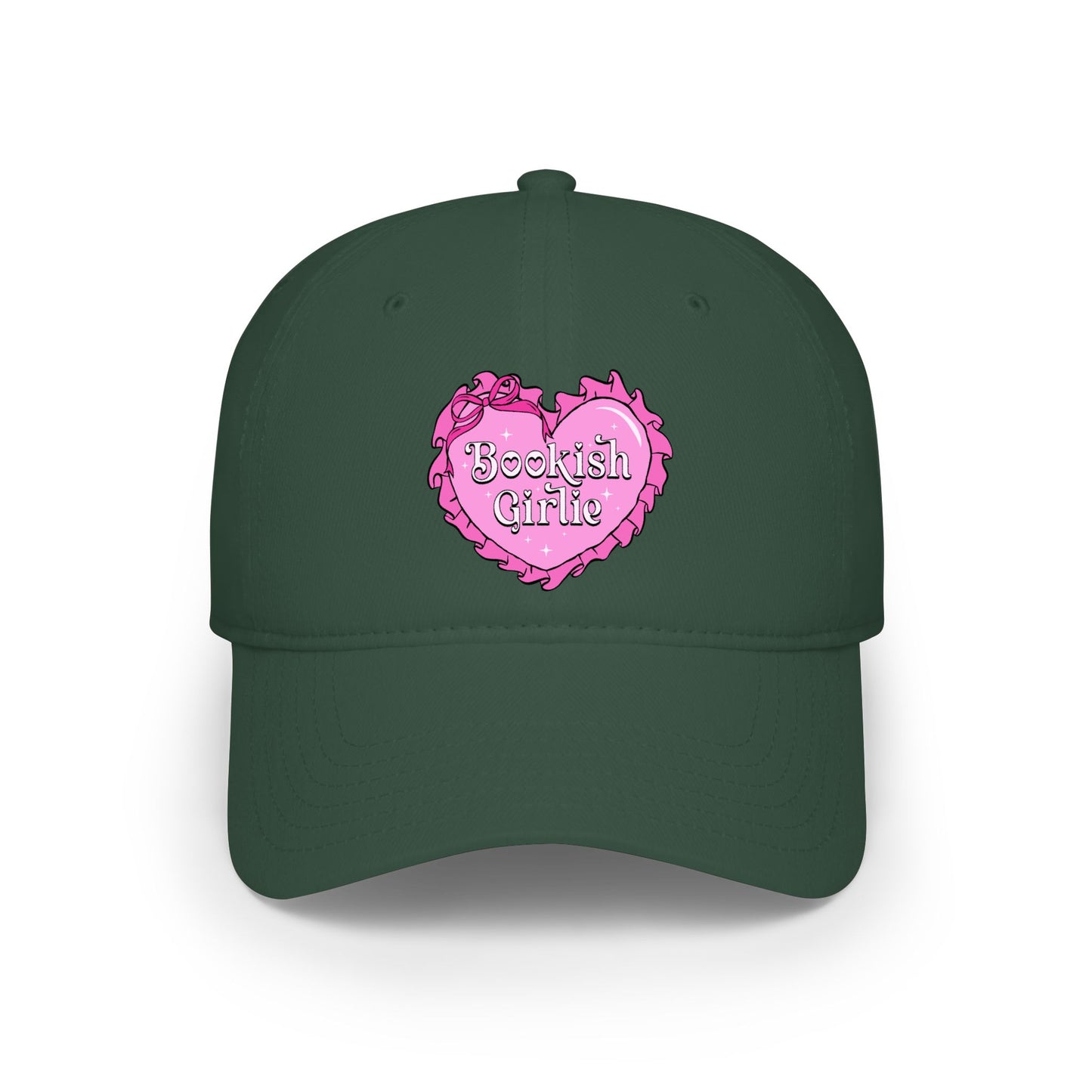 Low Profile Baseball Cap — “Bookish Girlie”
