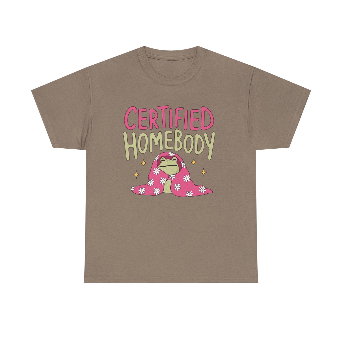Certified Homebody Frog Graphic Tee