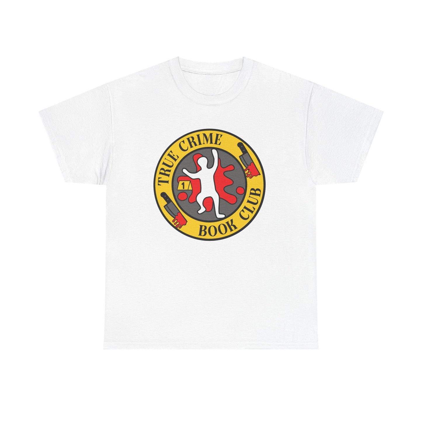 True Crime Book Club Round Graphic Tee