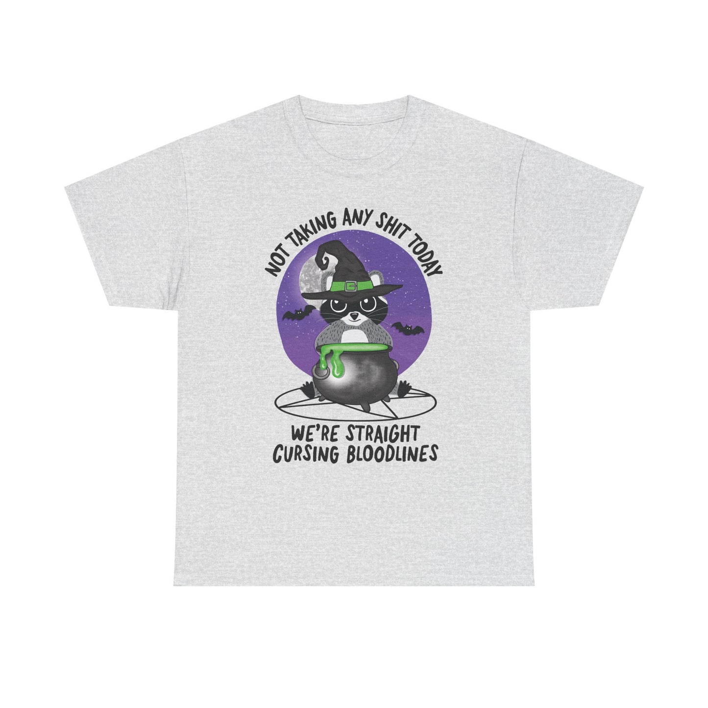 Raccoon Graphic Tee "Cursing Bloodlines"