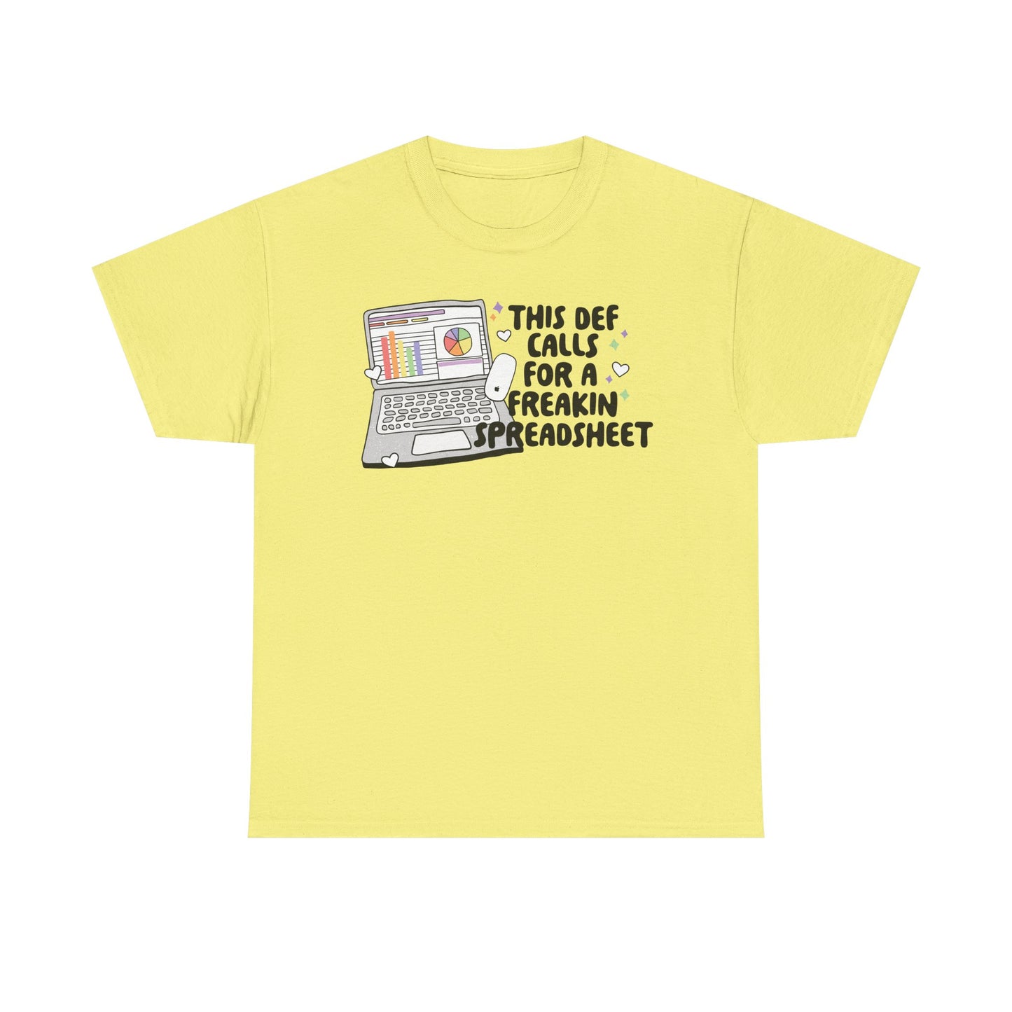 Spreadsheet Graphic Tee