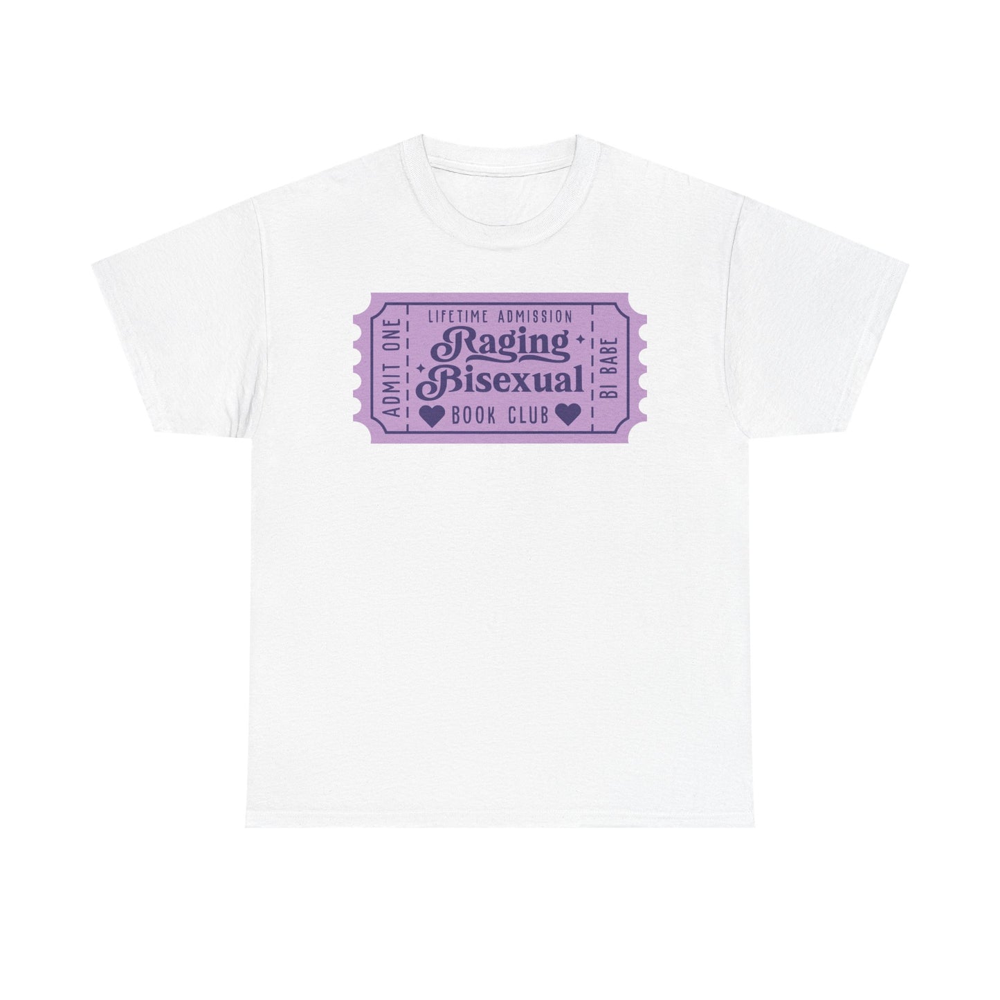 Raging Bisexual Book Club Ticket Graphic Tee