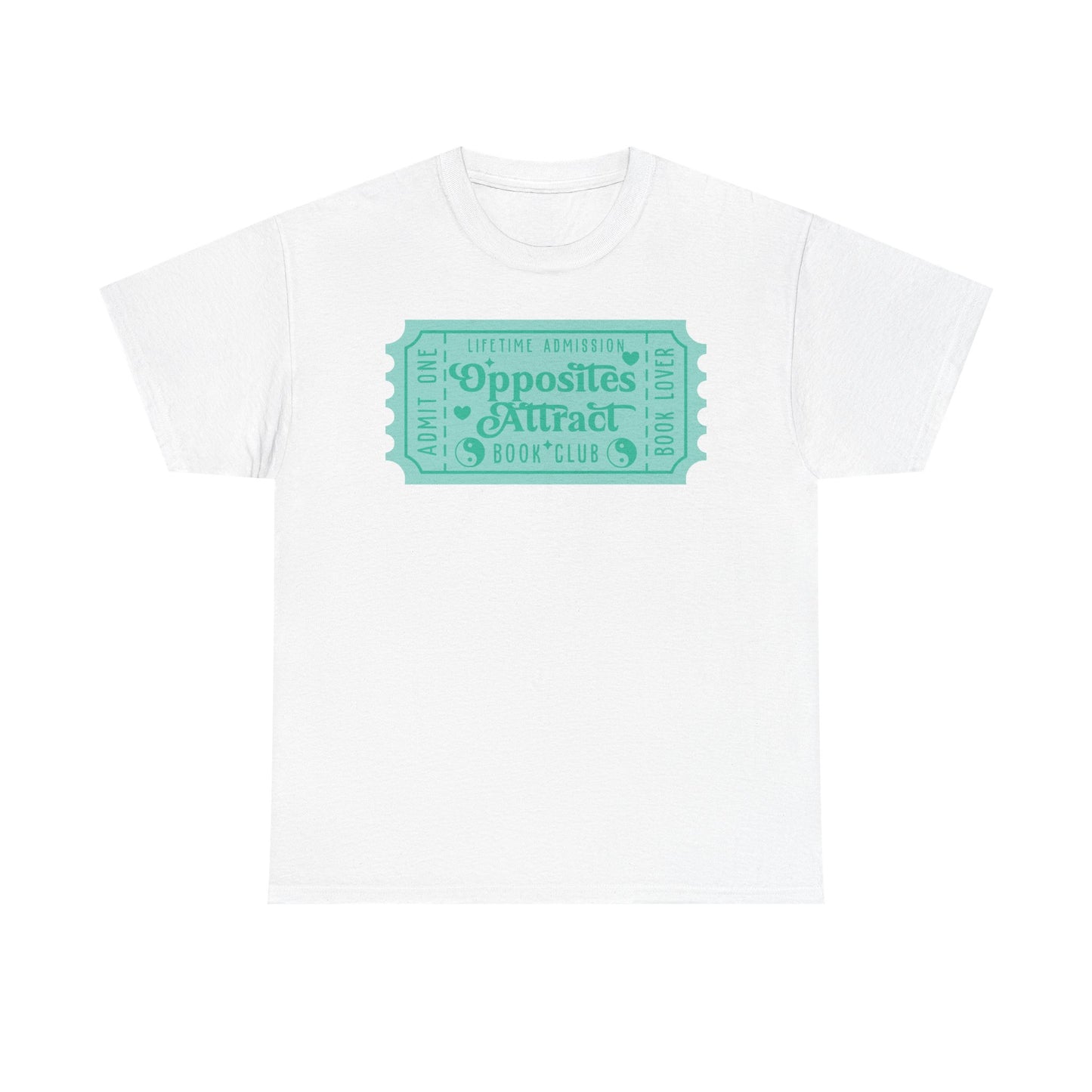 Opposites Attract Book Club Ticket Graphic Tee