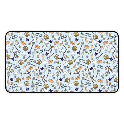 Blue Real? Desk Mat