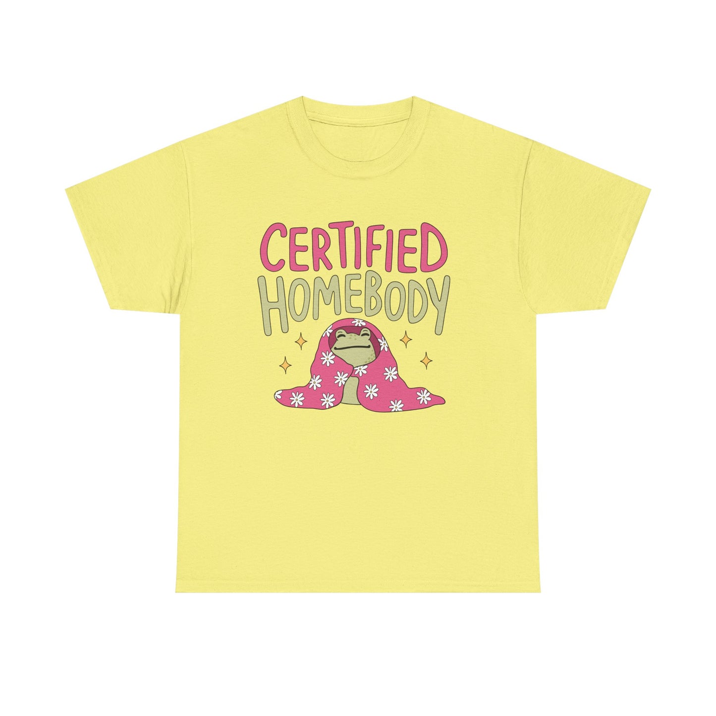 Certified Homebody Frog Graphic Tee