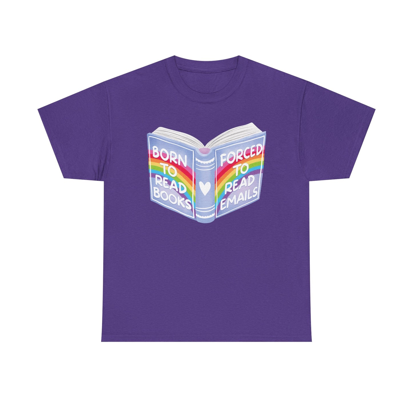Books Vs Emails Graphic Tee