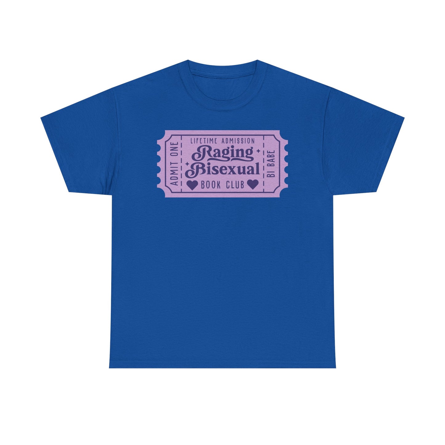 Raging Bisexual Book Club Ticket Graphic Tee