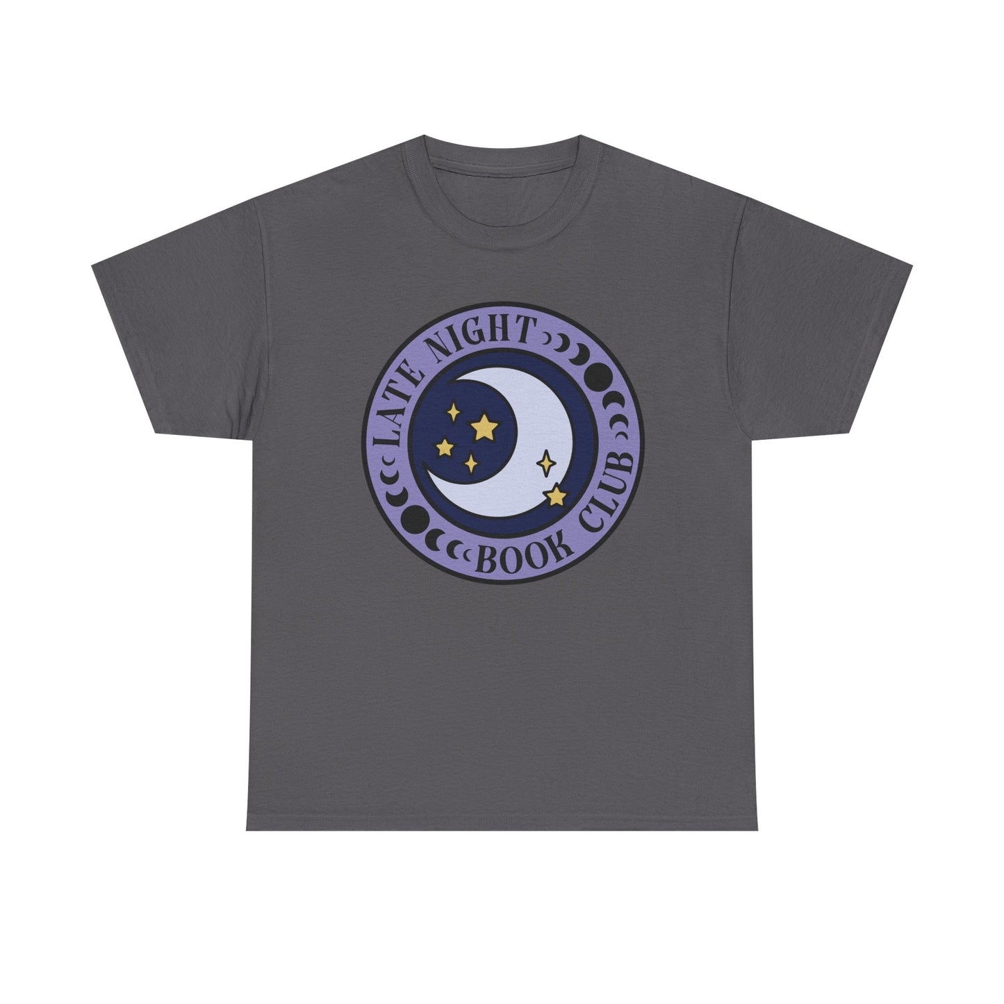 Late Night Book Club Round Graphic Tee