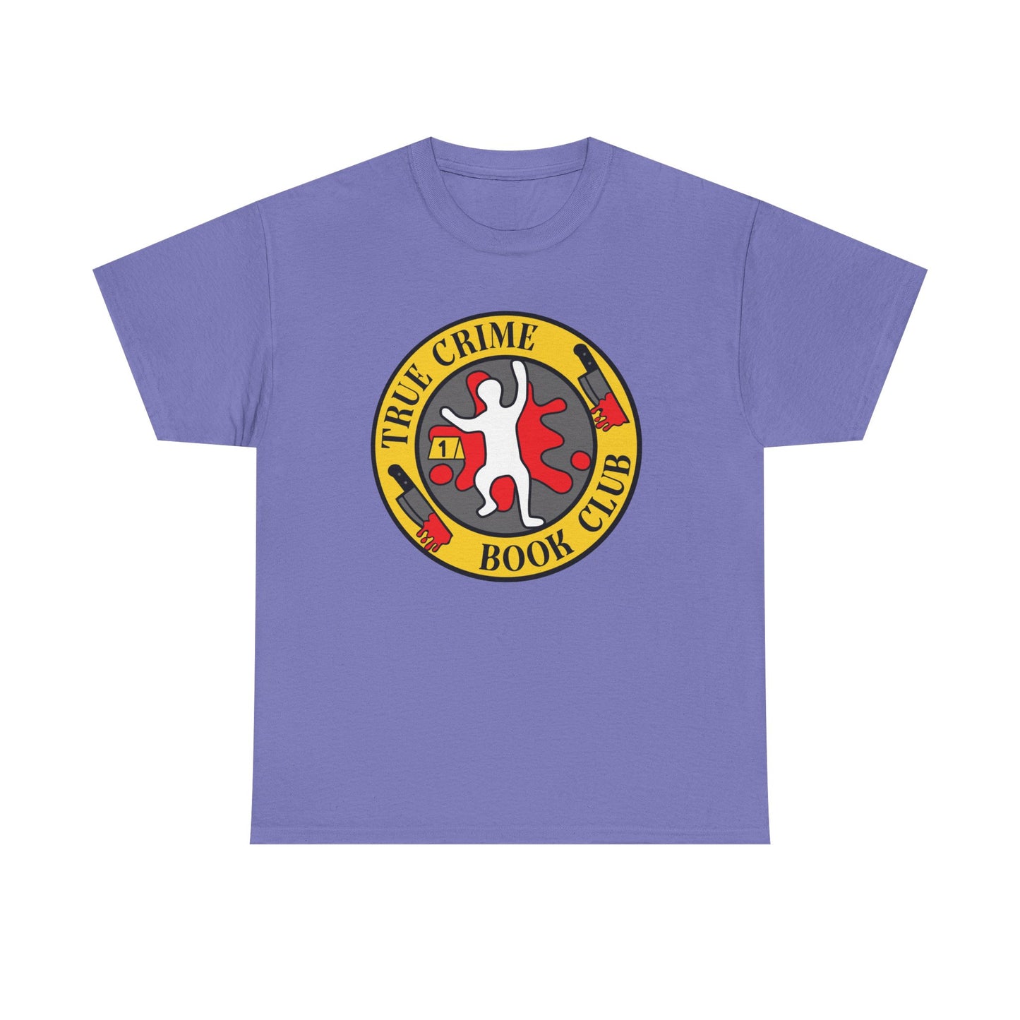 True Crime Book Club Round Graphic Tee