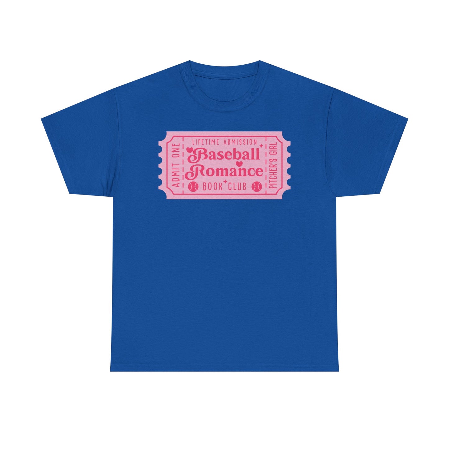 Baseball Romance Book Club Ticket Graphic Tee