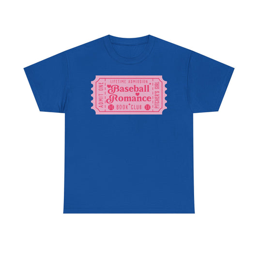 Baseball Romance Book Club Ticket Graphic Tee