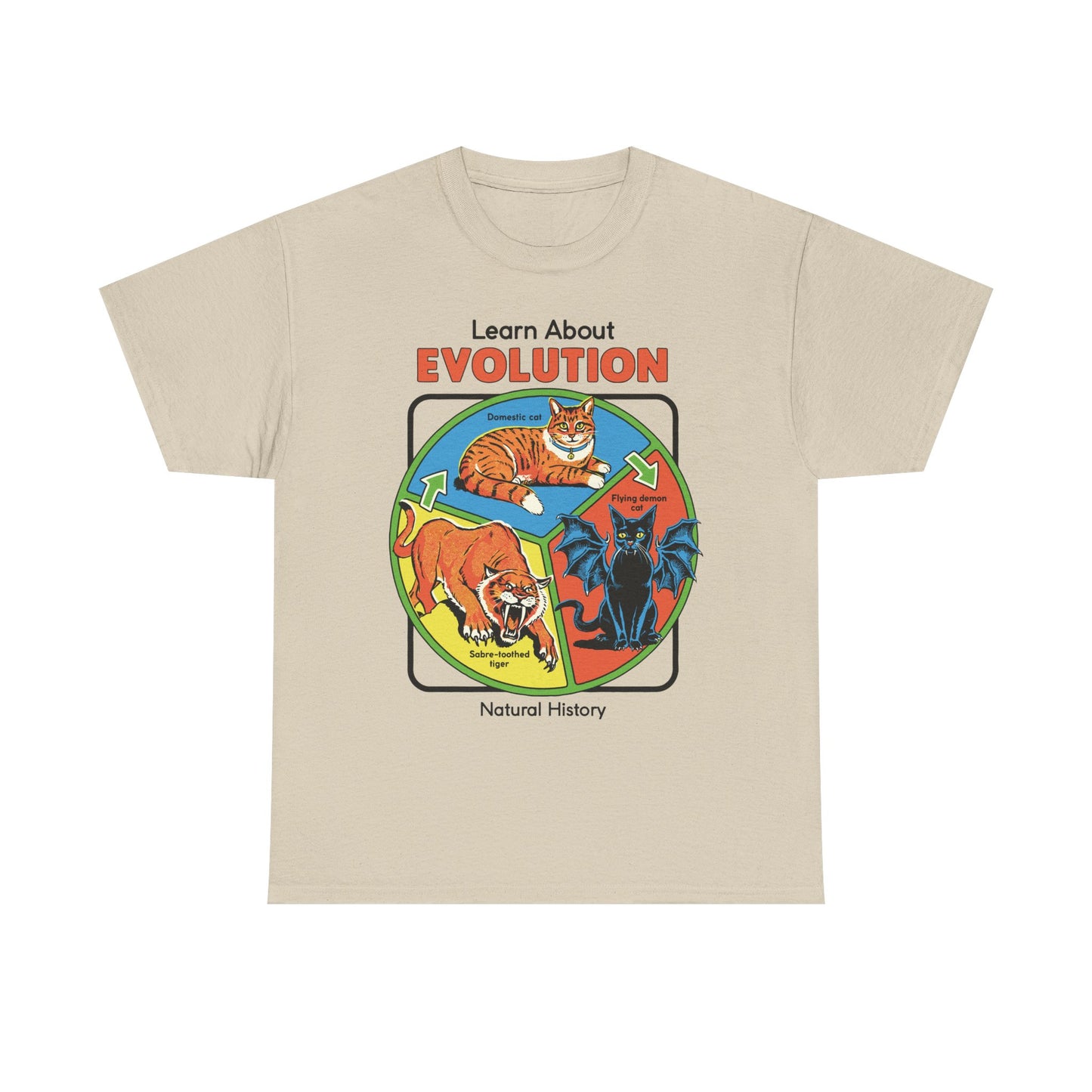 Cat Evolution Graphic Tee