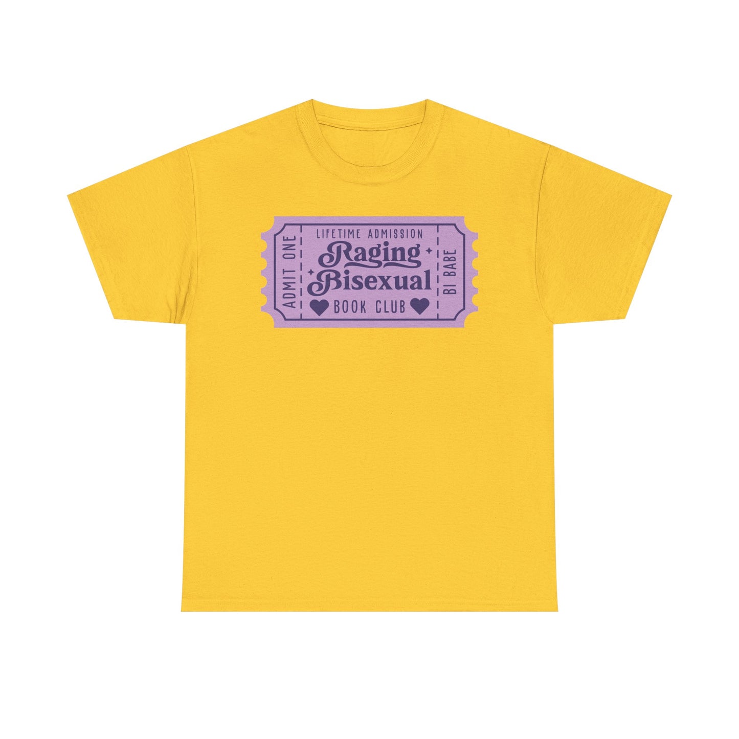 Raging Bisexual Book Club Ticket Graphic Tee
