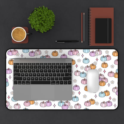 Pastel Pumpkins Desk Mat